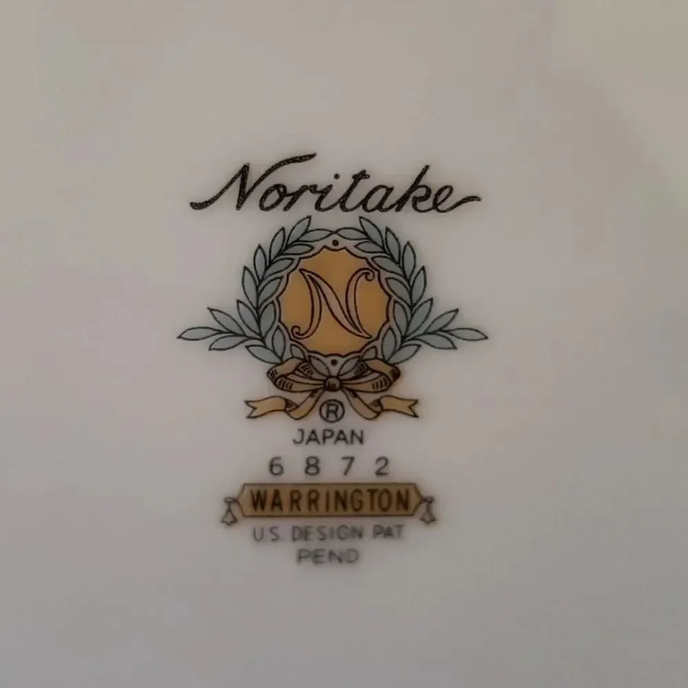 Vintage Noritake Porcelain Oval Serving Dish Bowl